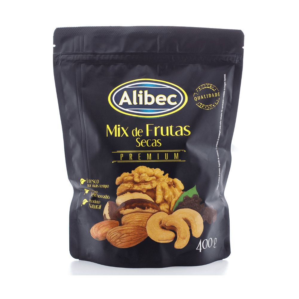 Mix de Frutas Secas Premium 400g Alibec