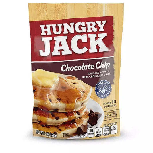Mistura para Panqueca com Gotas de Chocolate198g Hungry Jack