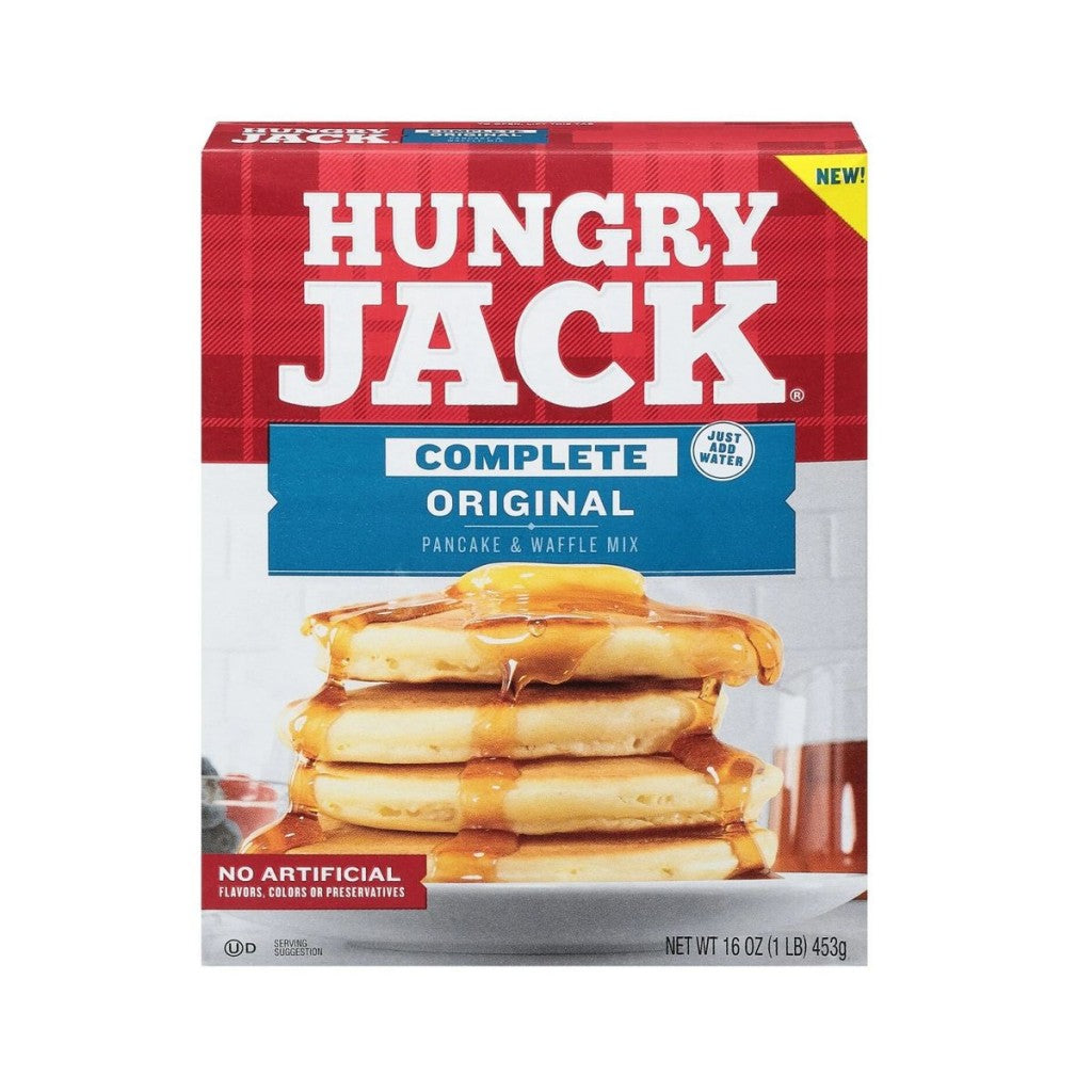 Mix de Panqueca e Waffle Original Hungry Jack 454g