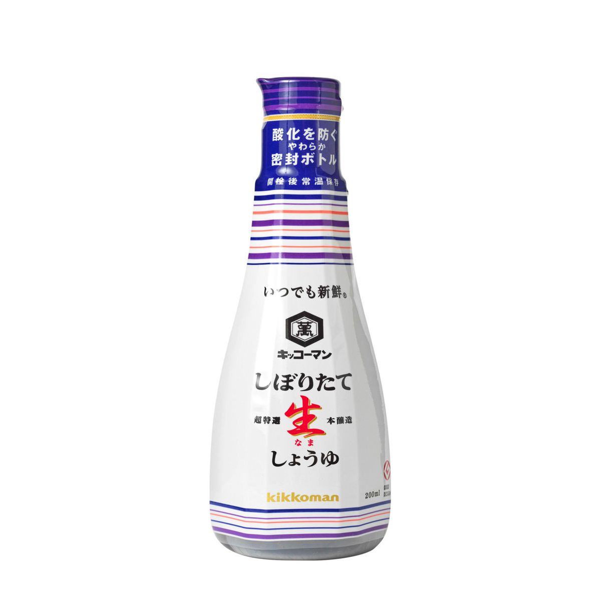 Molho de Soja Shoyu Shiboritate Nama 200ml Kikkoman