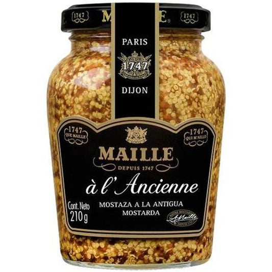Mostarda em Grãos com Vinho Branco Vidro 210g Maille