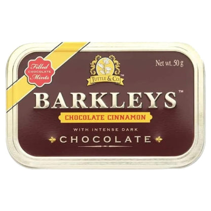 Pastilhas de Chocolate com Canela Barkleys Tastefully Intense 50g