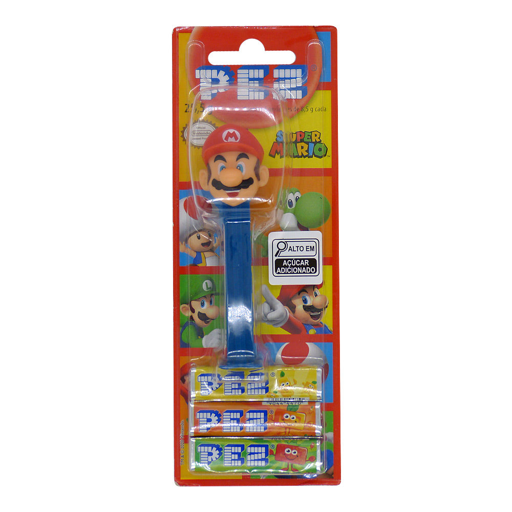 Pastilha Sabor Limao, Laranja e Morango Super Mario 25,5g