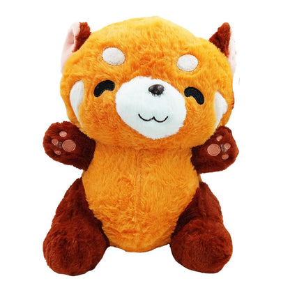 Pelúcia Panda Vermelho Sunn Toys 30cm Macia e Fofinha