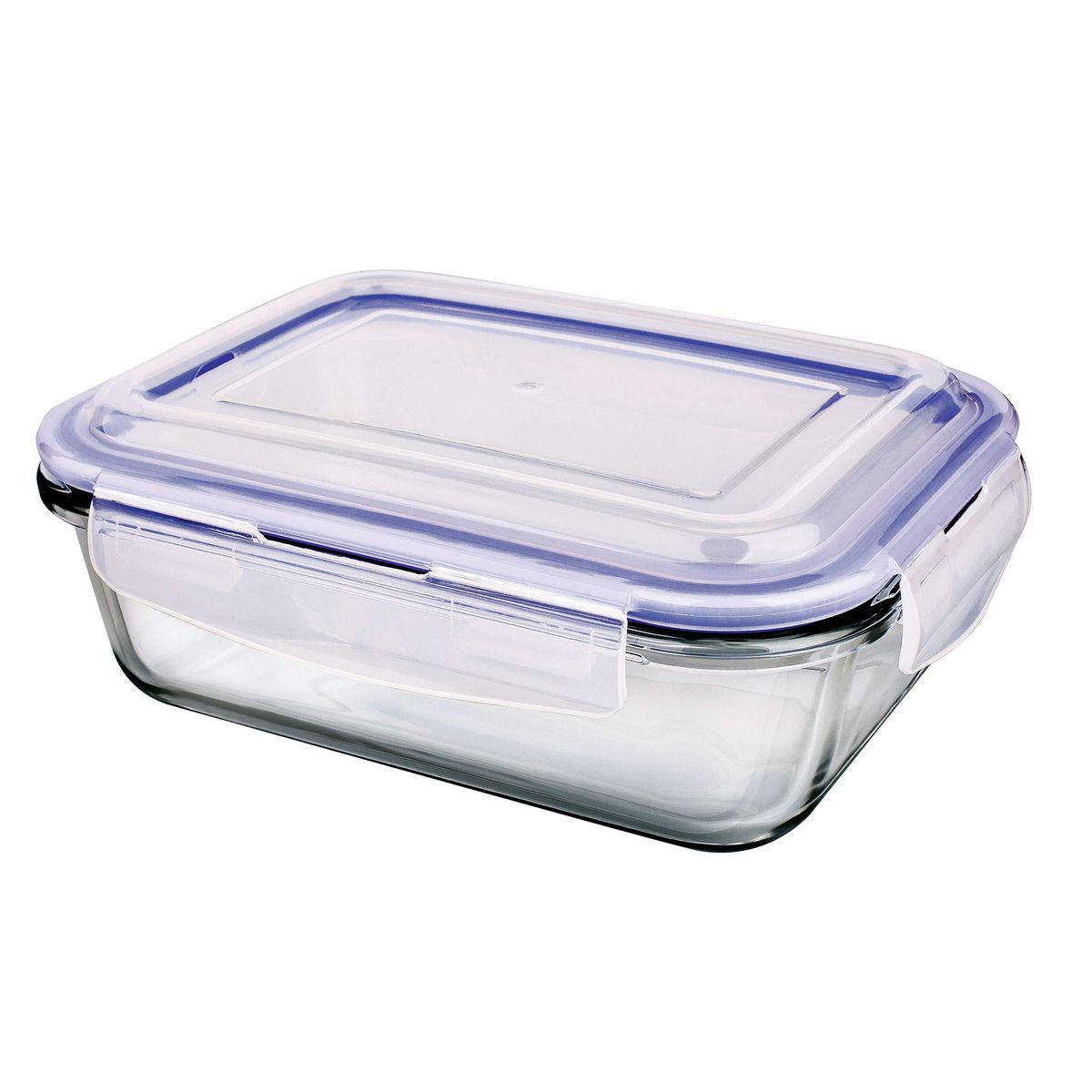 Pote Retangular de Vidro BPA Free 560ml