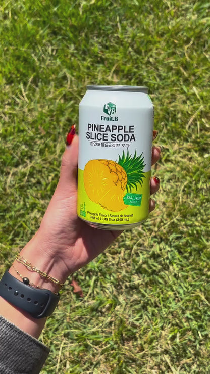 Bebida Pineapple Slice Soda 340ml Fruit B
