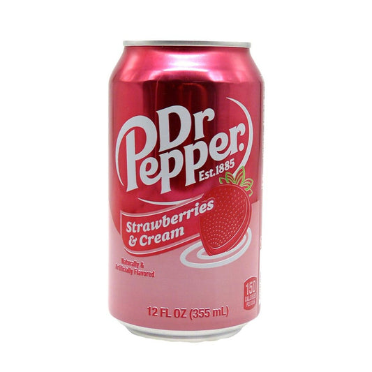 Refrigerante Dr Pepper Morango e Creme 355ml
