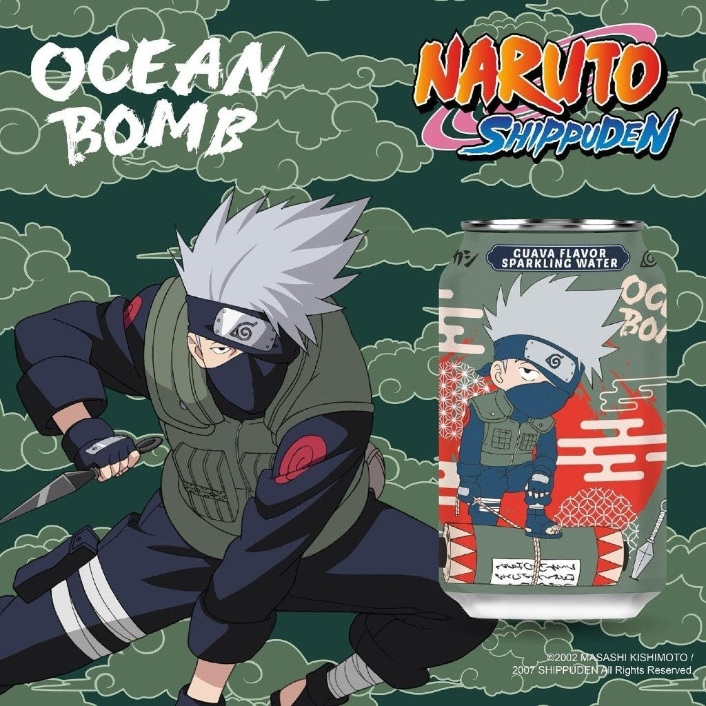 Refrigerante Sabor Goiaba Naruto Shippuden 330ml Ocean Bomb