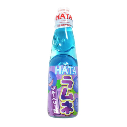 Refrigerante Japonês Ramune Hata Sabor Blueberry 200ml