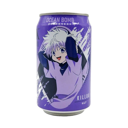 Refrigerante Sabor Chá Preto e Lichia Hunter X Hunter 330ml Ocean Bomb
