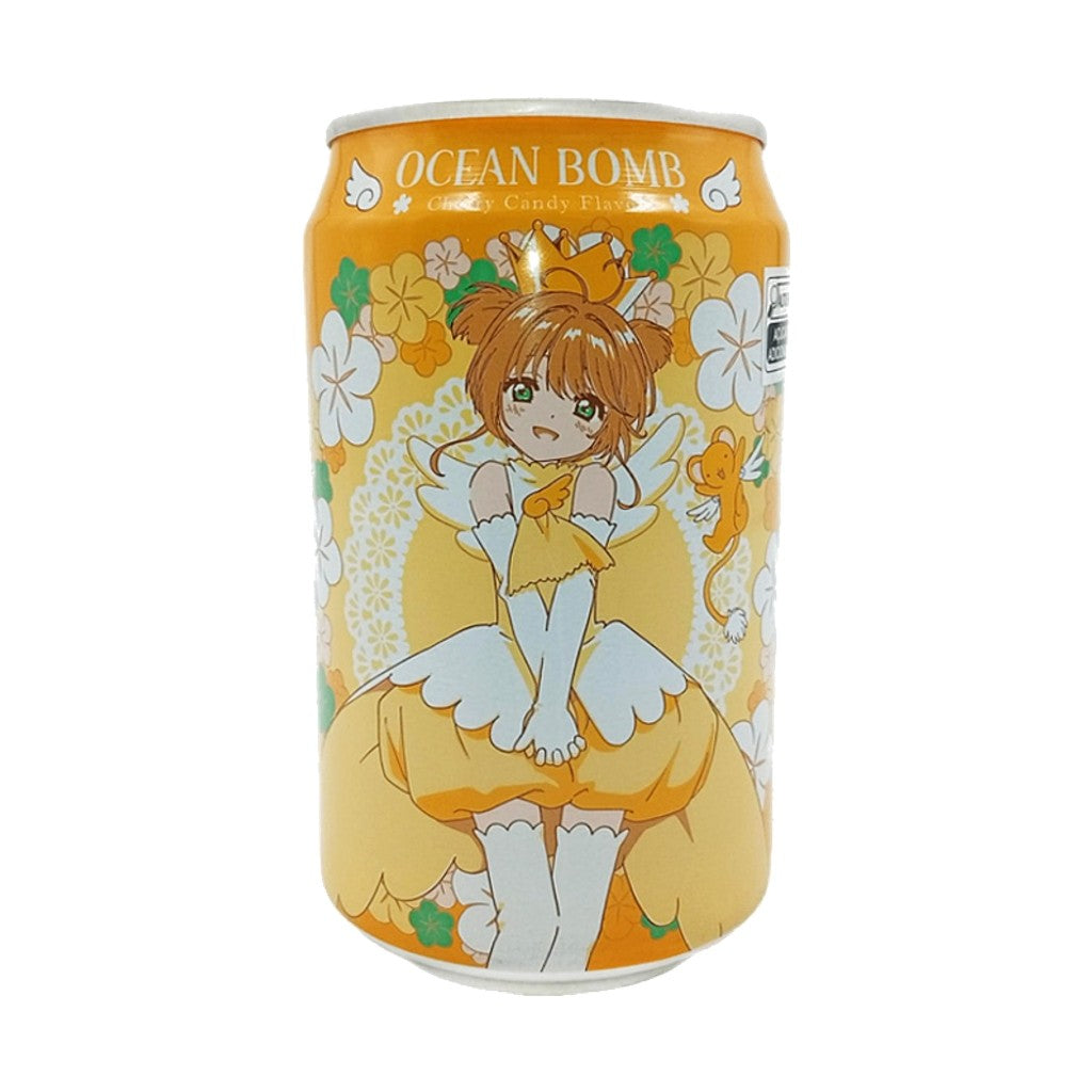 Refrigerante Sabor Doce de Cereja Sakura Card Captors 330ml Ocean Bomb