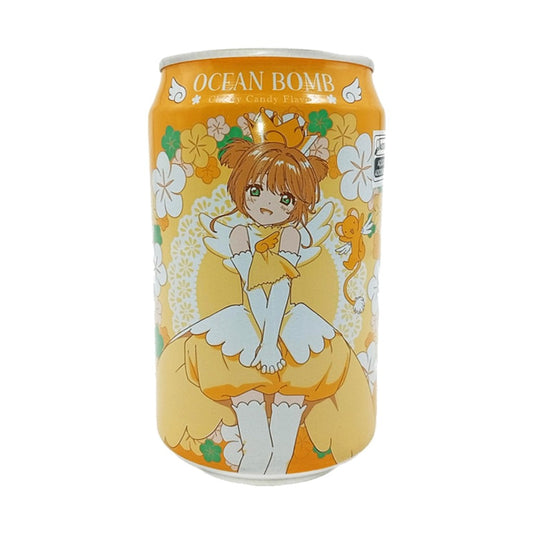 Refrigerante Sabor Doce de Cereja Sakura Card Captors 330ml Ocean Bomb