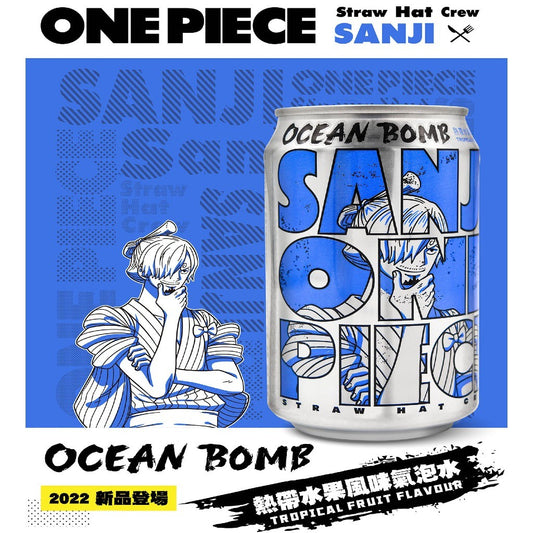 Refrigerante Sabor Frutas Tropicais One Piece 330ml Ocean Bomb