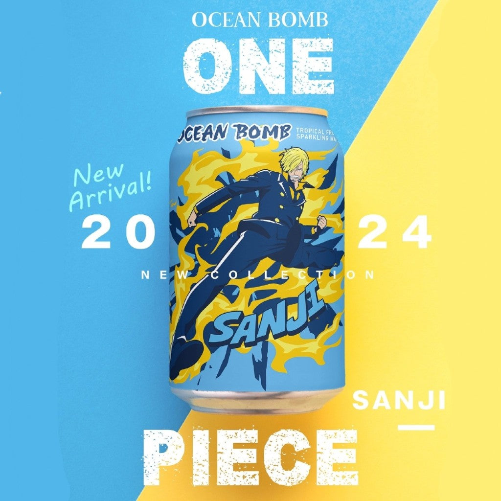 Refrigerante Sabor Frutas Tropicais Soda One Piece 330ml Ocean Bomb