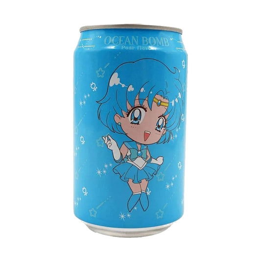 Refrigerante Sabor Pera Sailor Moon 330ml Ocean Bomb  Venc 06/08/26