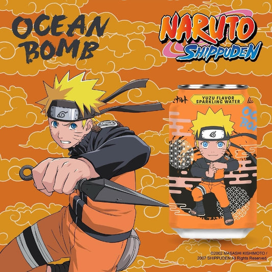 Refrigerante Sabor Yuzu Naruto Shippuden 330ml Ocean Bomb