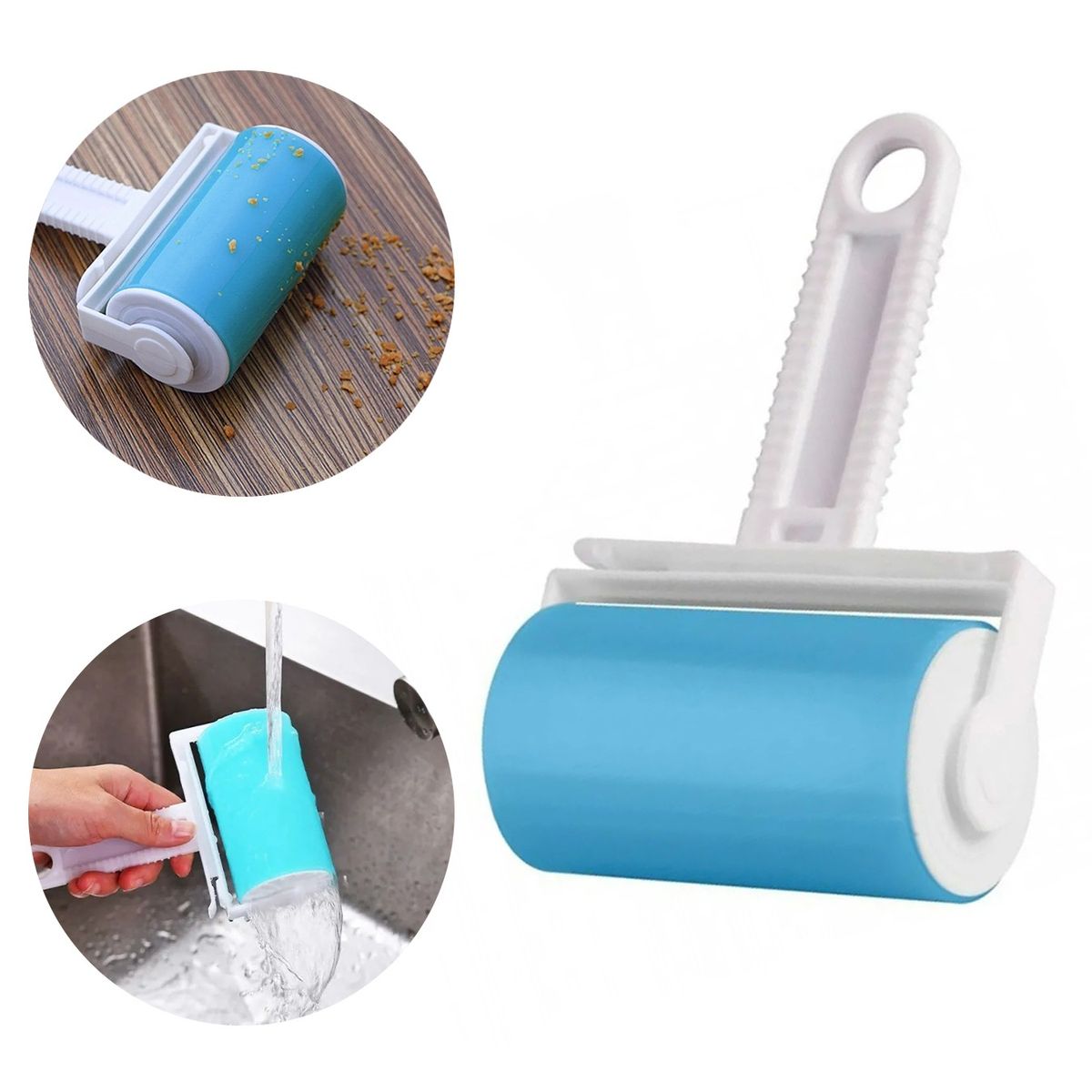 Rolo Tira Pelo Adesivo Lavavel