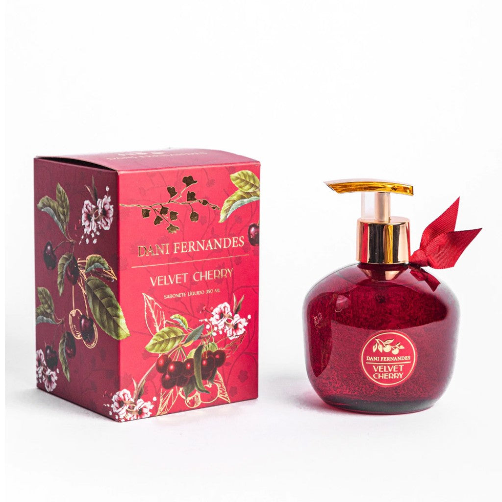 Sabonete Líquido Velvet Cherry 350ml Dani Fernandes