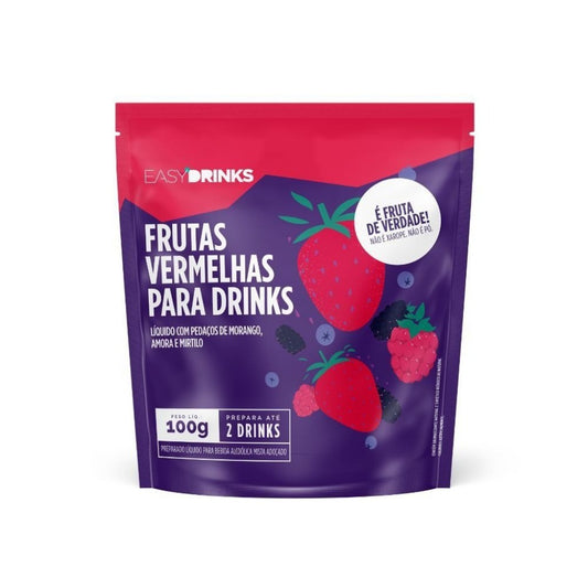 Sachê Preparado de Frutas Vermelhas 100g Easy Drinks