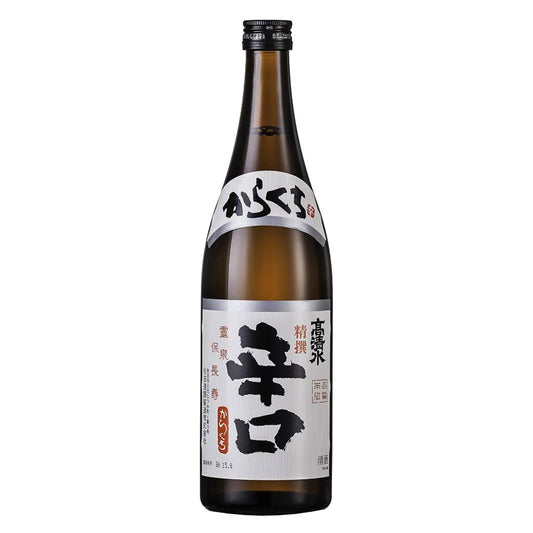 Sake Takashimizu Honjozo Seisen Karakuchi 720ml
