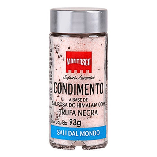 Sal Rosa Fino Do Himalaia Com Trufa Negra 93g Montosco