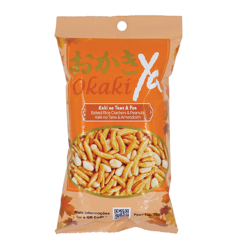 Salgadinho De Arroz Kaki No Tane E Peanuts 70g