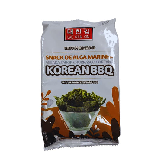 Snack de Alga Marinha Sabor Bbq Okazunori 4g Tokyo Foods