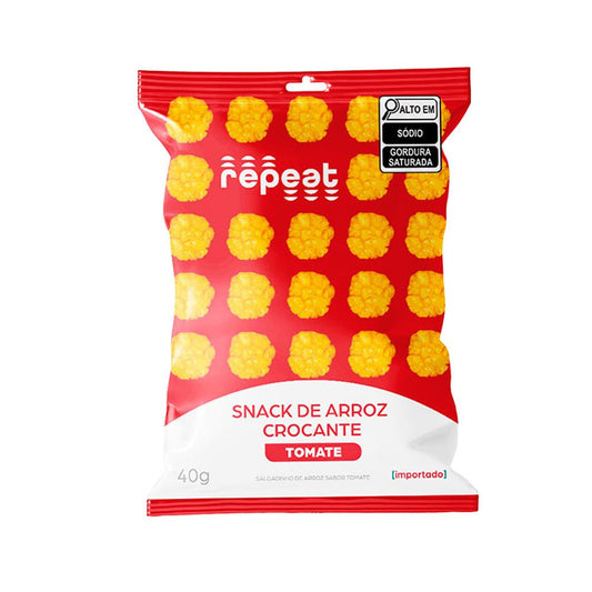 Snack de Arroz Crocante sabor Tomate 40g