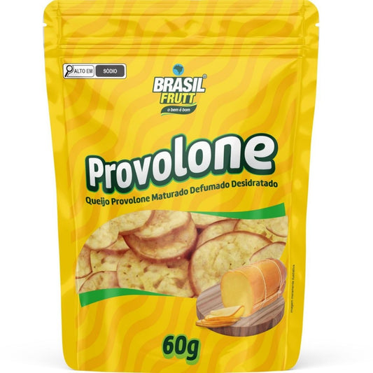 Snack de Queijo Provolone Desidratado 60g Brasil Frutt