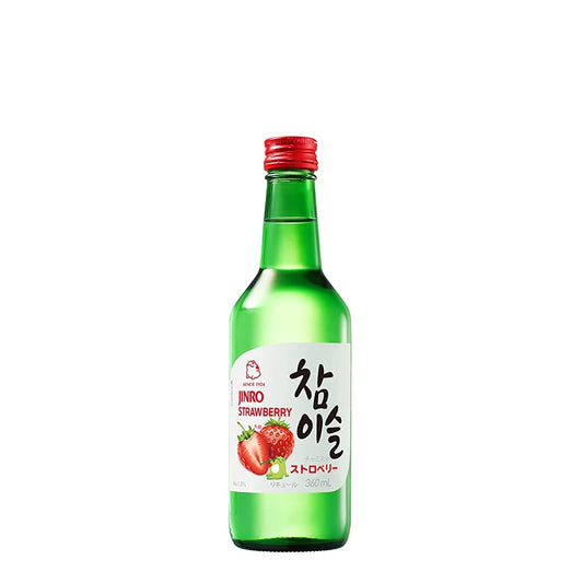 Bebida Coreana Soju Sabor Morango 360ml
