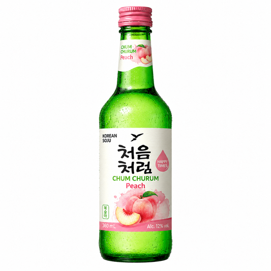 Bebida Coreana Soju Chum Churum Pêssego 360ml - Lotte