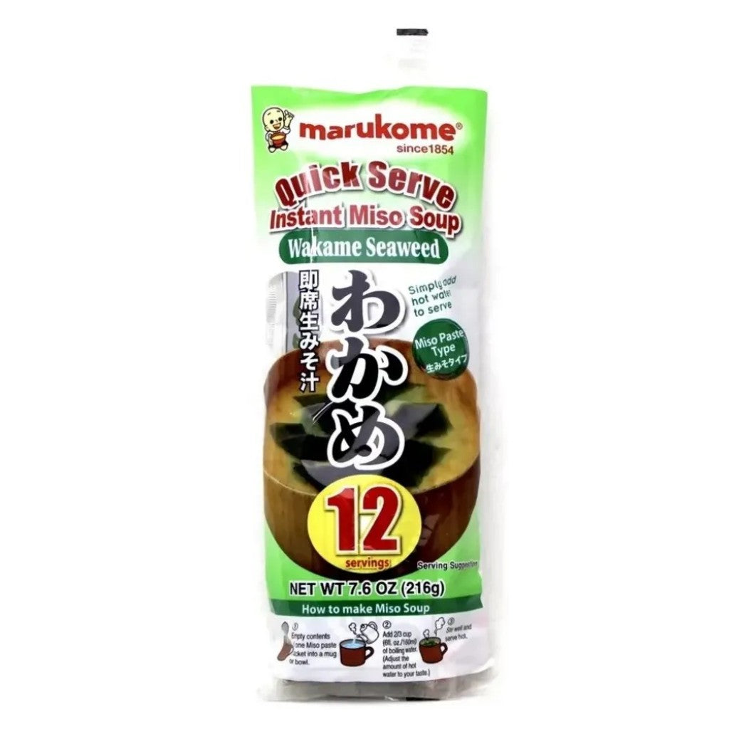 Sopa Instantânea de Missô com Wakame 216g Marukome VENC 15/01/26