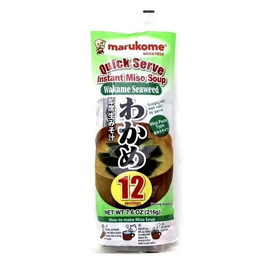 Sopa Instantânea de Missô com Wakame 216g Marukome VENC 15/01/26