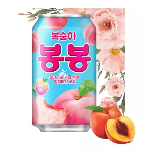 Suco Coreano de Pêssego 340ml Bonbon