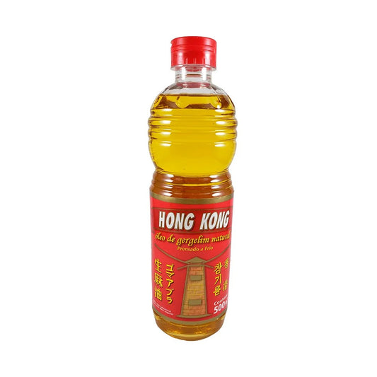 Óleo de Gergelim Natural Hong Kong 100% Puro Prensado a Frio 500ml