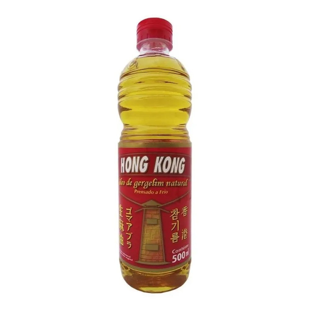 Óleo de Gergelim Natural Hong Kong 500ml Prensado a Frio