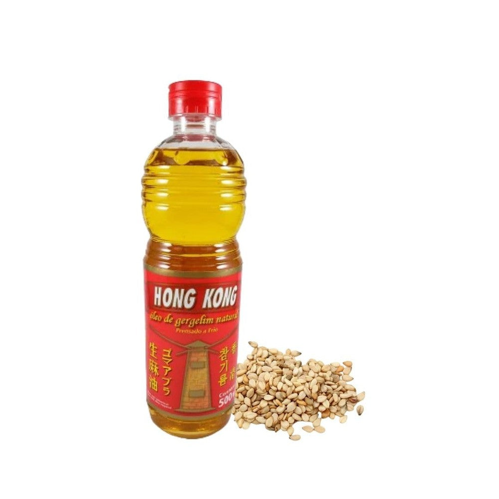 Óleo de Gergelim Natural Hong Kong 500ml Prensado a Frio