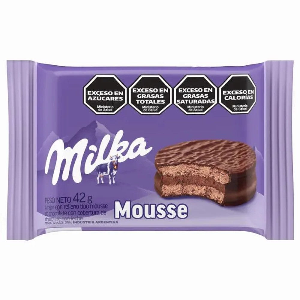 Alfajor Milka Mousse de Chocolate ao Leite 42g
