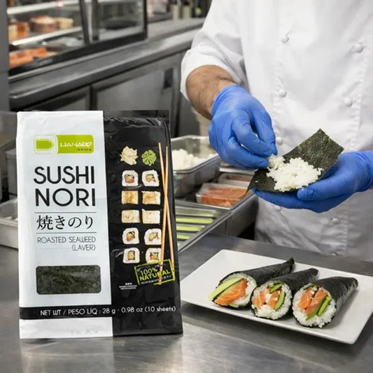 Alga Sushi Nori Premium Hanaro 10 Folhas 28g