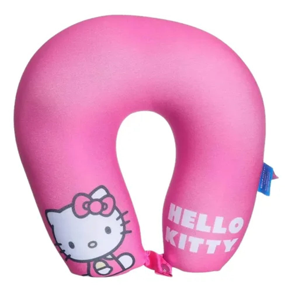 Almofada de Pescoço Hello Kitty Rosa Micro Pérolas Zona Criativa