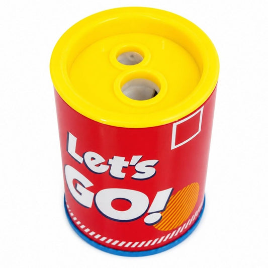 Apontador Duplo com Depósito Sonic Leo&Leo Metal para Lápis Padrão e Jumbo