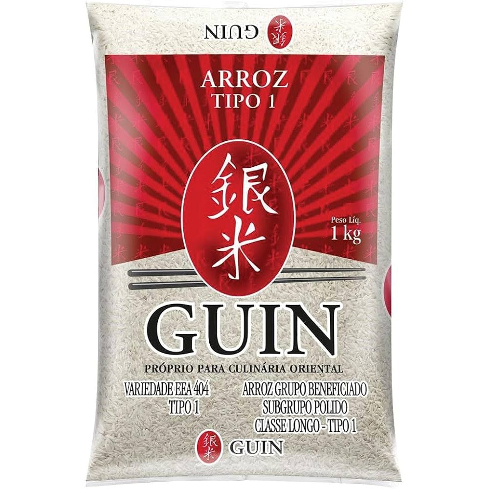 Arroz Oriental Guin Tipo 1 Grão Longo 1kg - Sem Glúten
