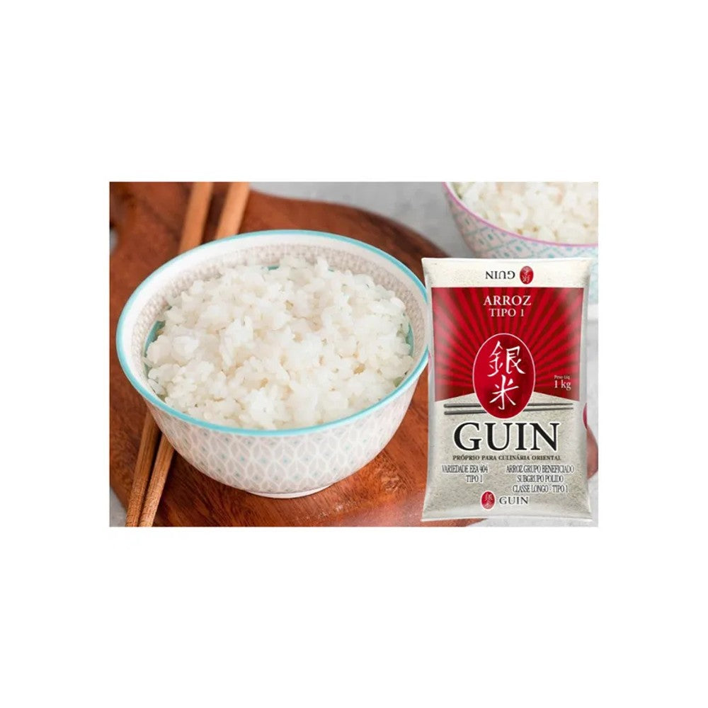 Arroz Oriental Guin Tipo 1 Grão Longo 1kg - Sem Glúten