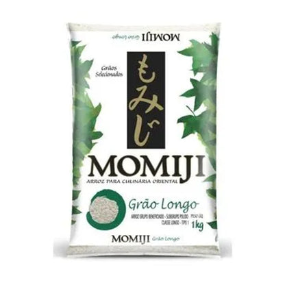 Arroz Oriental Momiji Grão Longo Polido 1kg