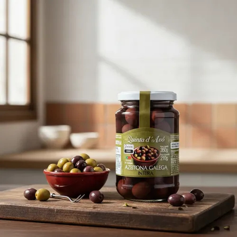 Azeitona Galega Quinta d'Avó 350g - Conserva Premium de Portugal