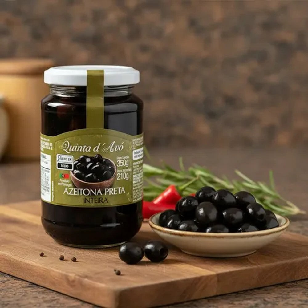 Azeitona Preta Quinta d'Avó 350g