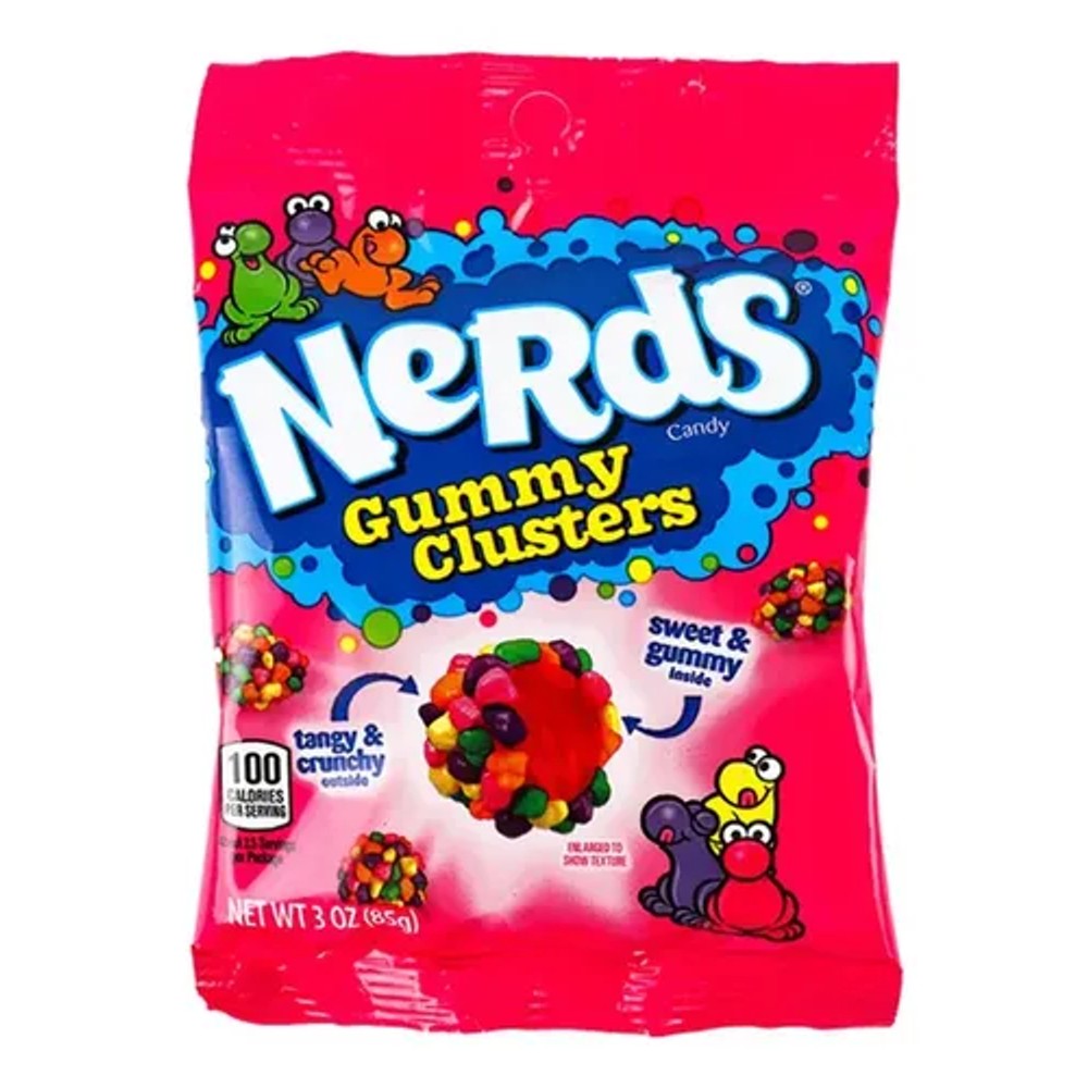 Bala Nerds Gummy Clusters Rainbow 85g