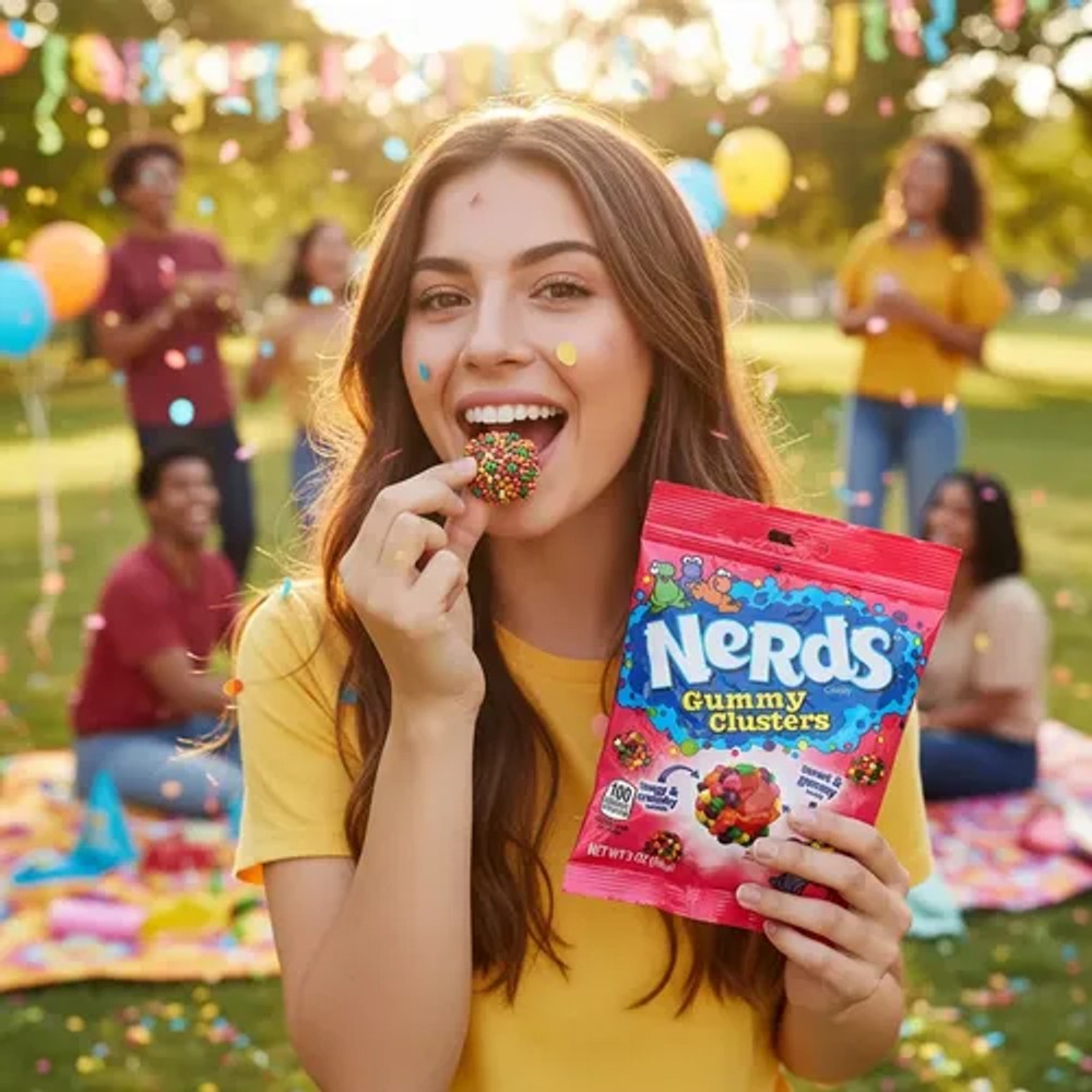 Bala Nerds Gummy Clusters Rainbow 85g