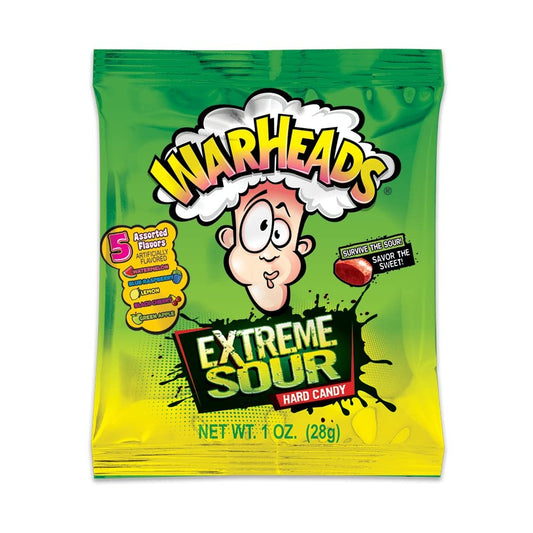 Bala Warheads Extreme Sour 28g - Super Ácida