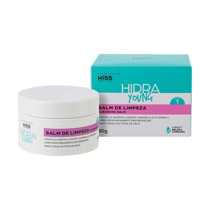 Balm de Limpeza Hidra Young Kiss NY 80g Vegano e Hipoalergênico